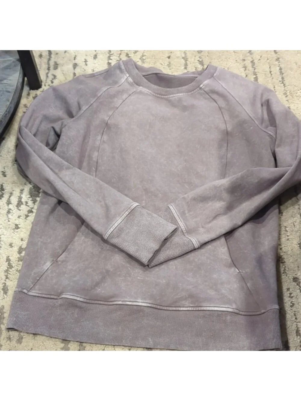Lululemon Scuba Crew Washed Lunar Rock